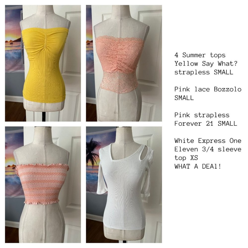 4 awesome summer tops Say What? Forever 21, Bozzola, Express